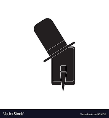 Flat icon in black and white mobile phone vector image