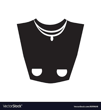 Flat icon in black and white necklace vector image