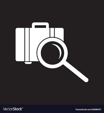Flat icon in black and white style baggage Scanner vector image