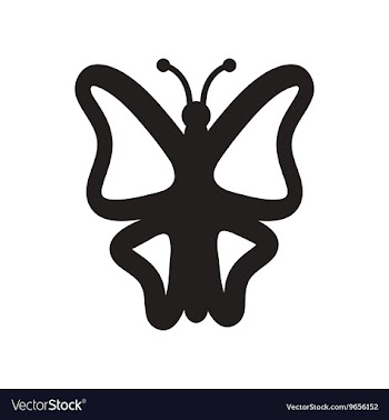 Flat icon in black and white style botanic vector image