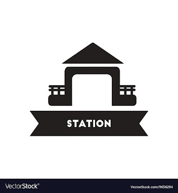 Flat icon in black and white style building vector image