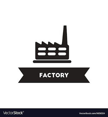 Flat icon in black and white style building vector image