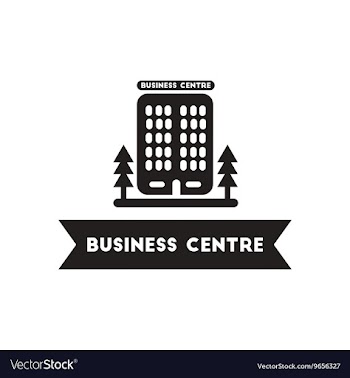 Flat icon in black and white style building vector image