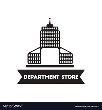Flat icon in black and white style building vector image