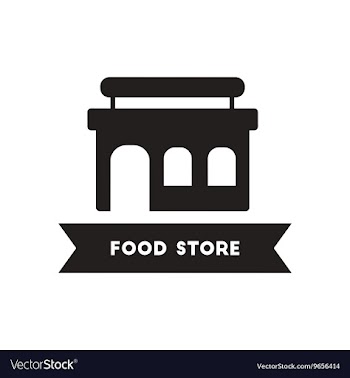 Flat icon in black and white style building vector image