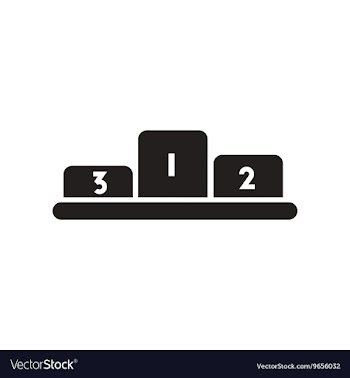 Flat icon in black and white style championship vector image