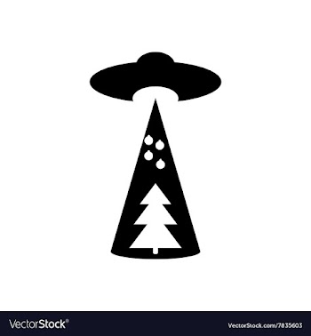 Flat icon in black and white style Christmas tree vector image