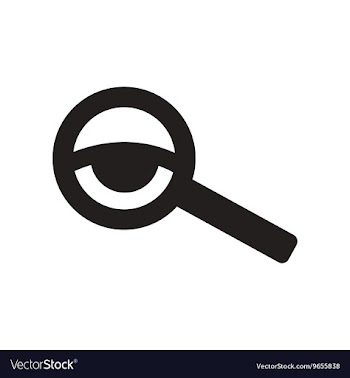 Flat icon in black and white style eyesight check vector image