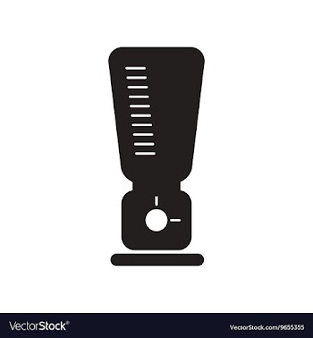 Flat icon in black and white style food processor vector image