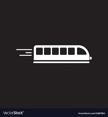 Flat icon in black and white style high-speed vector image