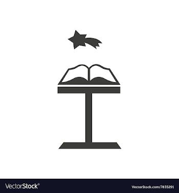 Flat icon in black and white style holy book vector image