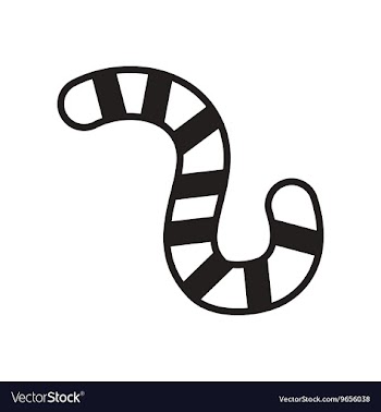 Flat icon in black and white style insect vector image