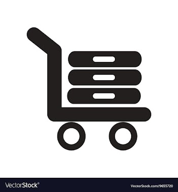 Flat icon in black and white style Luggage vector image