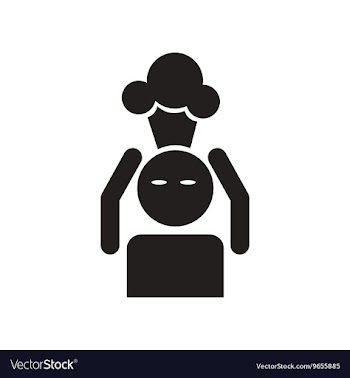 Flat icon in black and white style man headache vector image