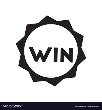 Flat icon in black and white style medal winner vector image