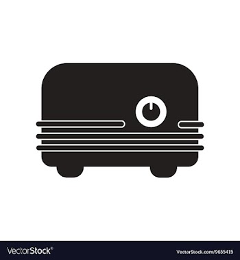 Flat icon in black and white style radio vector image