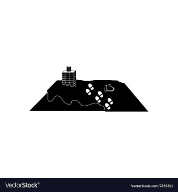 Flat icon in black and white style roof house vector image