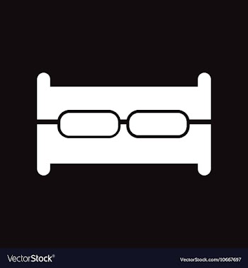Flat icon in black and white style sofa vector image