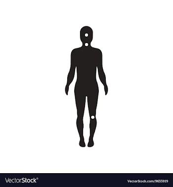 Flat icon in black and white style symptoms of vector image