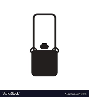 Flat icon in black and white style travel suitcase vector image