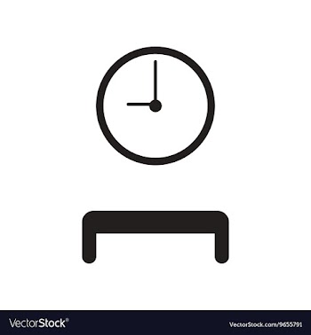 Flat icon in black and white style waiting hall vector image