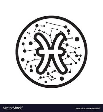 Flat icon in black and white style zodiac sign vector image