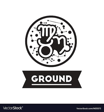 Flat icon in black and white style zodiacal earth vector image