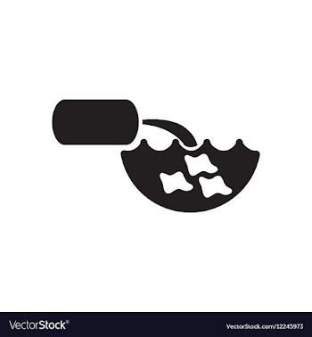 Flat icon in black and white water pollution vector image