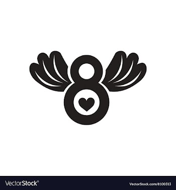 Flat icon in black and white Women day symbol vector image