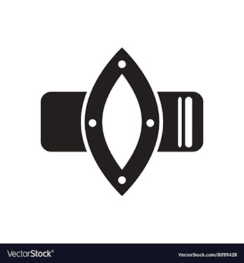 Flat icon in black and white Wrist Watch vector image