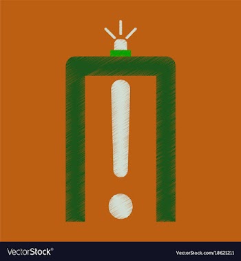 Flat icon in shading style airport people scanner vector image