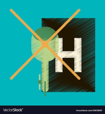 Flat icon in shading style helipad vector image