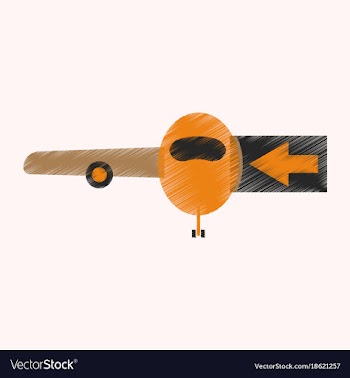Flat icon in shading style passengers boarding vector image