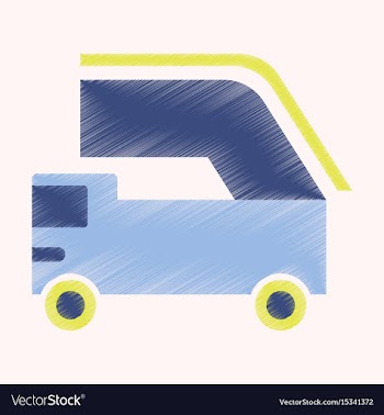 Flat icon in shading style ramp airport vector image