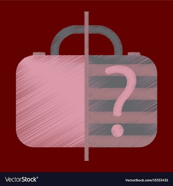 Flat icon in shading style x-ray baggage vector image