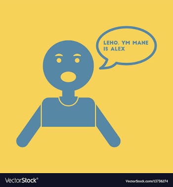 Flat icon man has stroke attack so he speaks with vector image