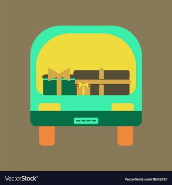 Flat icon of car gifts vector image