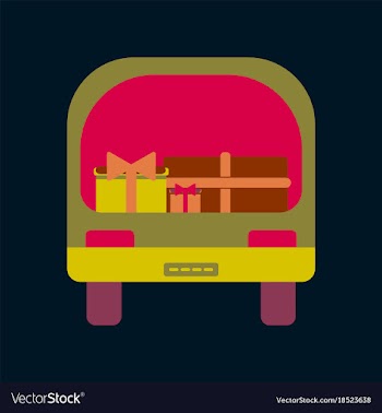 Flat icon of car gifts vector image
