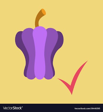 Flat icon of colored and sweet bulgarian bell vector image