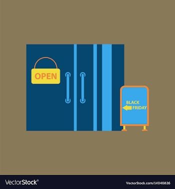Flat icon of wardrobe sale discounts vector image