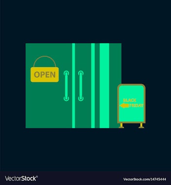 Flat icon of wardrobe sale discounts vector image