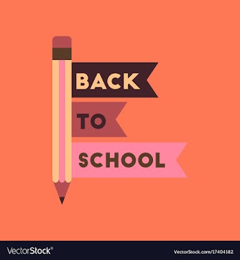 Flat icon on background back to school pencil vector image