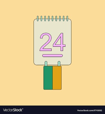 Flat icon on background calendar Ukraine s vector image