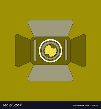 Flat icon on background camcorder vector image