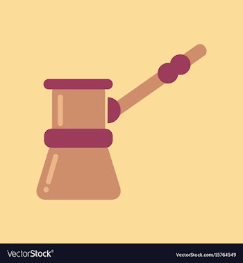 Flat icon on background coffee arabic turk vector image