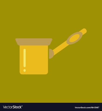 Flat icon on background coffee arabic Turk vector image