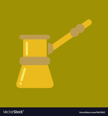 Flat icon on background coffee arabic Turk vector image
