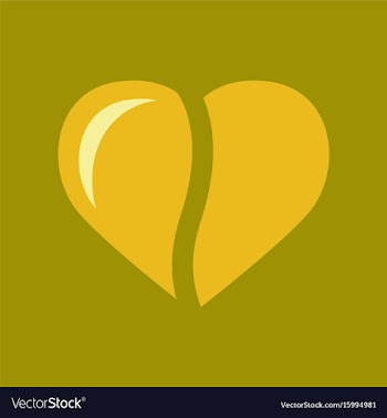 Flat icon on background coffee bean heart vector image