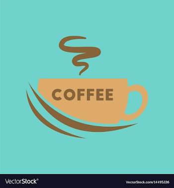 Flat icon on background coffee cup flavor vector image