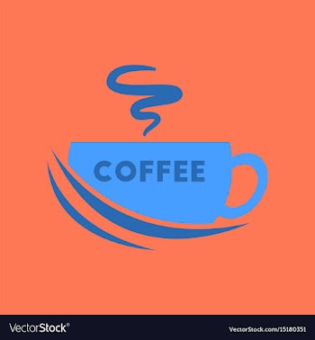 Flat icon on background coffee cup flavor vector image